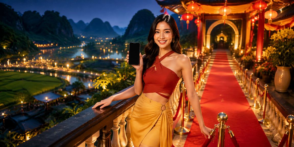 Người dùng trải nghiệm casino di động tại lễ hội Ninh Bình